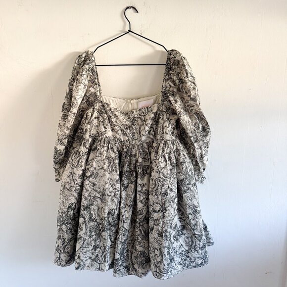 Selkie Heritage The Puff Mini Dress L - Picture 2 of 7